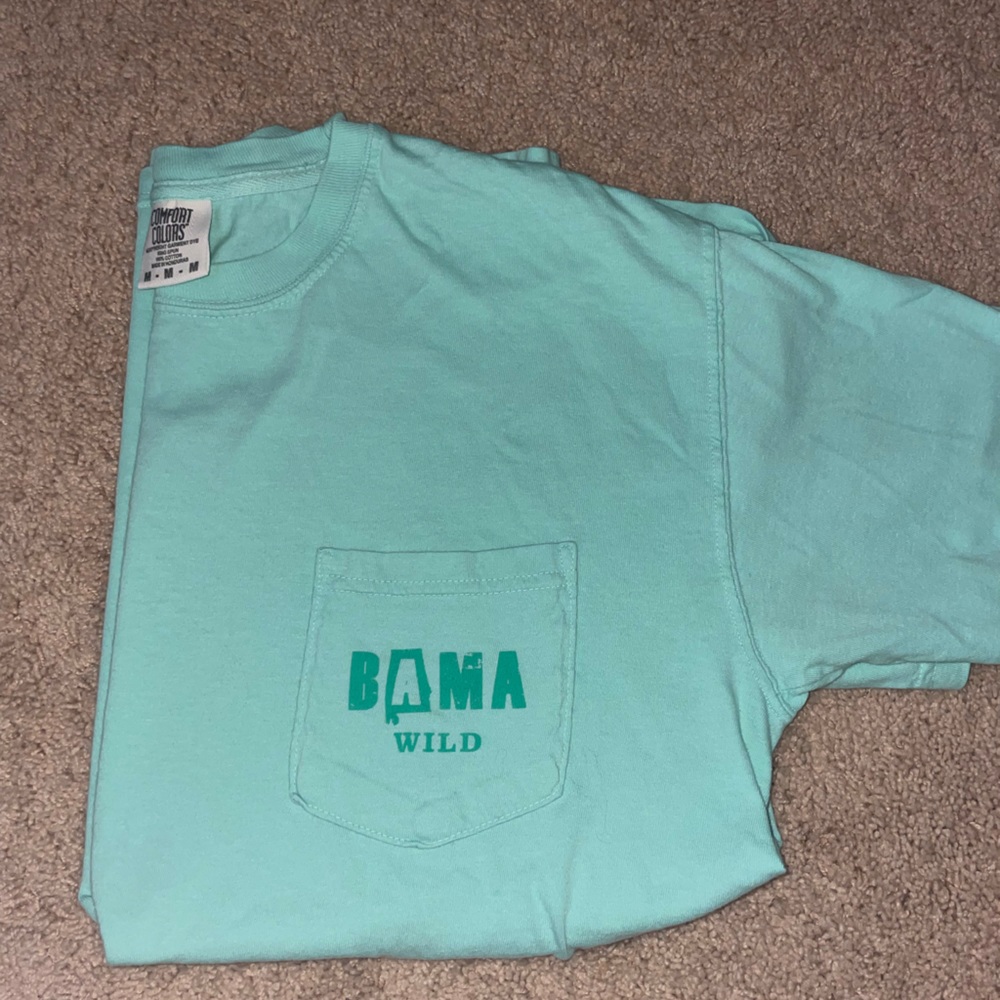 Teal “bama wild” shirt